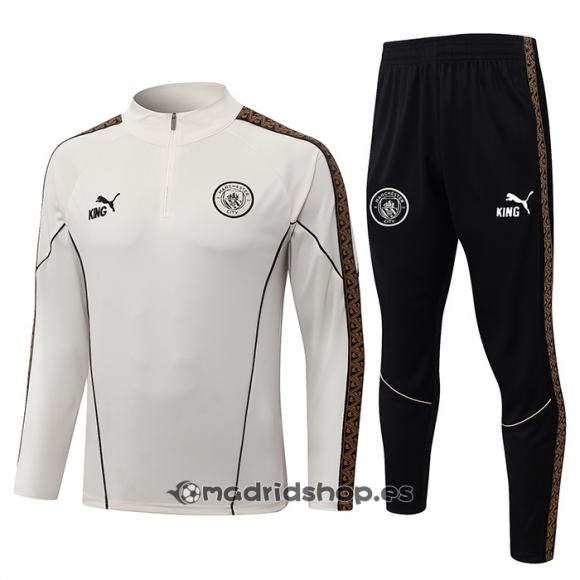 Chandal de Sudadera del Manchester City 26-27 Crema