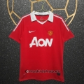 Camiseta Manchester United Primera Retro 10-11
