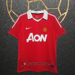 Camiseta Manchester United Primera Retro 10-11