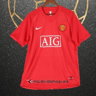 Camiseta Manchester United Primera Retro 2007-2008