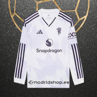 Camiseta Manchester United Segunda Manga Larga 25-26