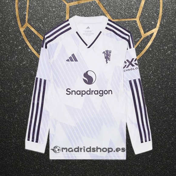 Camiseta Manchester United Segunda Manga Larga 25-26