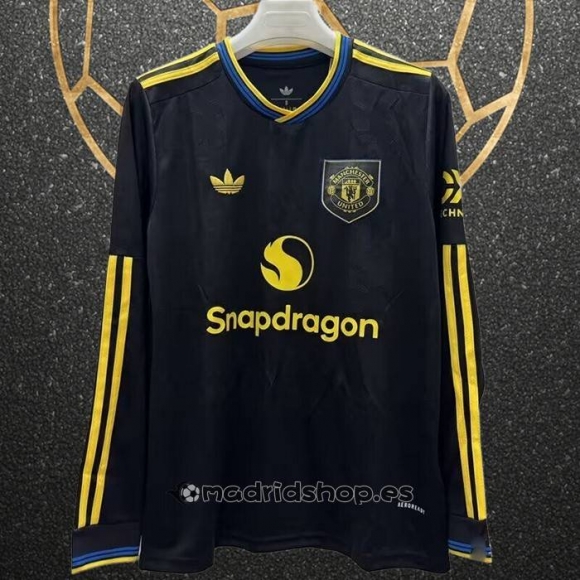 Camiseta Manchester United Tercera Manga Larga 25-26