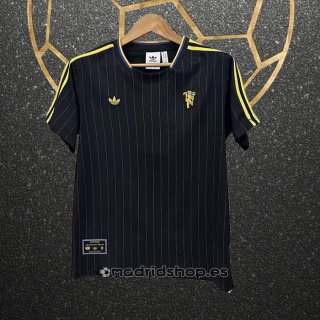 Camiseta Pre Partido del Manchester United 25-26 Negro