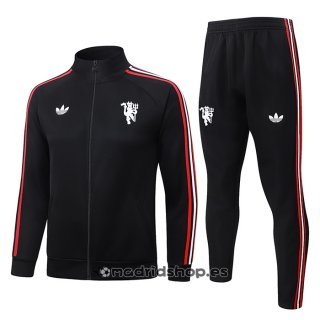 Chandal de Chaqueta del Manchester United Nino 2026-27 Negro