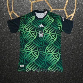 Camiseta Pre Partido del Mexico 2026 Verde Negro