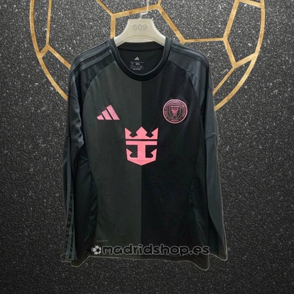 Camiseta Inter Miami Segunda Manga Larga 2025
