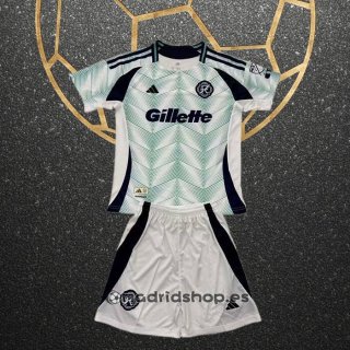 Camiseta New England Revolution Segunda Nino 2025