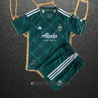 Camiseta Portland Timbers Primera Nino 23-24