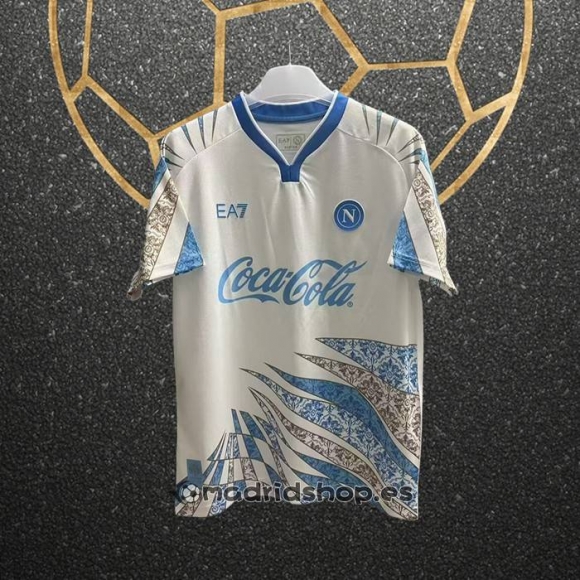 Camiseta Pre Partido del Napoli 25-26 Blanco