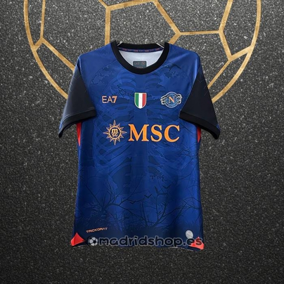 Tailandia Camiseta Napoli Halloween 25-26 Azul