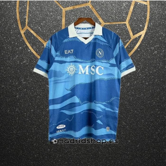 Tailandia Camiseta Napoli Special 24-25 Azul