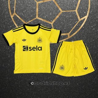 Camiseta Newcastle United Portero Nino 25-26 Amarillo