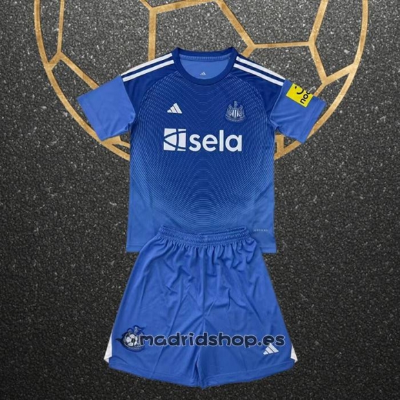 Camiseta Newcastle United Portero Nino 25-26 Azul