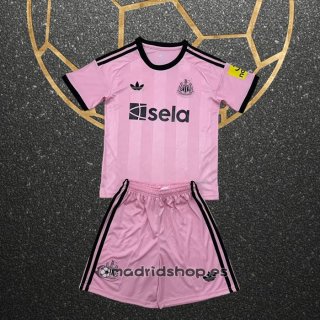 Camiseta Newcastle United Portero Nino 25-26 Rosa