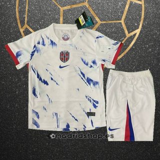 Camiseta Noruega Segunda Nino Eurocopa 2024