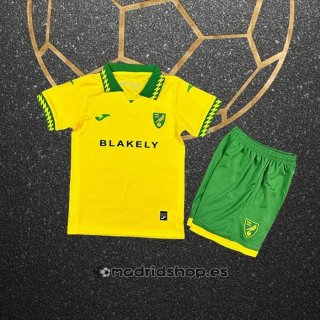 Camiseta Norwich City Primera Nino 25-26