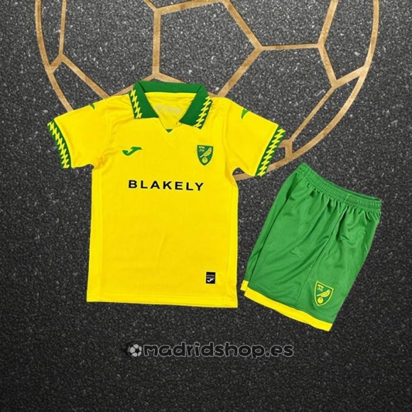 Camiseta Norwich City Primera Nino 25-26