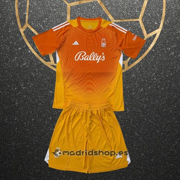 Camiseta Nottingham Forest Portero Tercera Nino 25-26