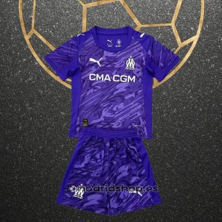 Camiseta Olympique Marsella Portero Nino 25-26 Purpura