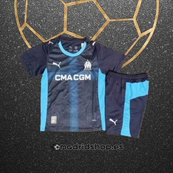 Camiseta Olympique Marsella Segunda Nino 25-26