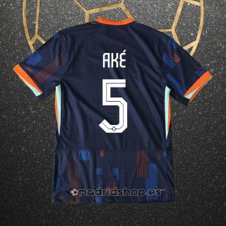 Camiseta Paises Bajos Jugador Ake Segunda Eurocopa 2024