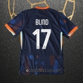Camiseta Paises Bajos Jugador Blind Segunda Eurocopa 2024