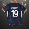 Camiseta Paises Bajos Jugador Brobbey Segunda Eurocopa 2024