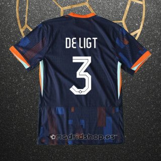 Camiseta Paises Bajos Jugador De Ligt Segunda Eurocopa 2024