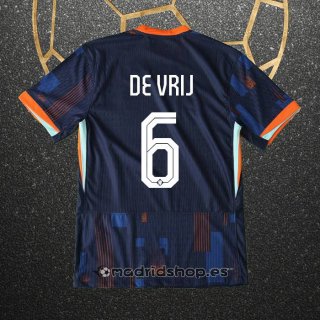 Camiseta Paises Bajos Jugador De Vrij Segunda Eurocopa 2024