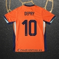 Camiseta Paises Bajos Jugador Depay Primera Eurocopa 2024