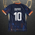 Camiseta Paises Bajos Jugador Depay Segunda Eurocopa 2024