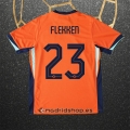 Camiseta Paises Bajos Jugador Flekken Primera Eurocopa 2024