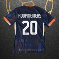 Camiseta Paises Bajos Jugador Koopmeiners Segunda Eurocopa 2024