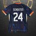 Camiseta Paises Bajos Jugador Schouten Segunda Eurocopa 2024