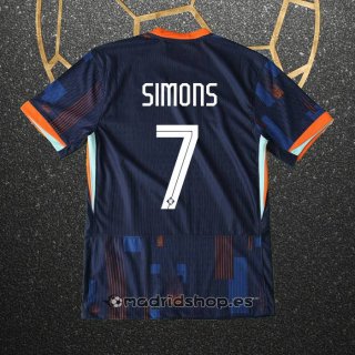 Camiseta Paises Bajos Jugador Simons Segunda Eurocopa 2024