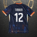 Camiseta Paises Bajos Jugador Timber Segunda Eurocopa 2024