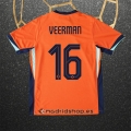 Camiseta Paises Bajos Jugador Veerman Primera Eurocopa 2024