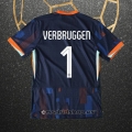 Camiseta Paises Bajos Jugador Verbruggen Segunda Eurocopa 2024