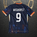 Camiseta Paises Bajos Jugador Weghorst Segunda Eurocopa 2024