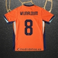 Camiseta Paises Bajos Jugador Wijnaldum Primera Eurocopa 2024