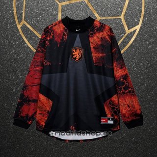 Camiseta Paises Bajos Portero Manga Larga 2025