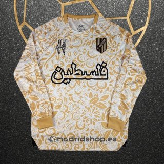 Camiseta Palestina Special Manga Larga 25-26 Amarillo