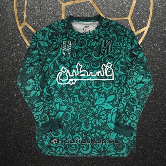 Camiseta Palestina Special Manga Larga 25-26 Verde