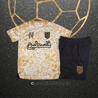 Camiseta Palestina Special Nino 25-26 Amarillo