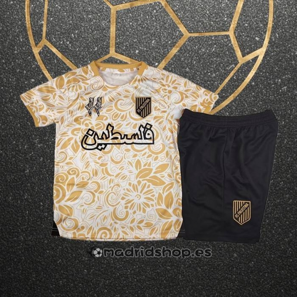 Camiseta Palestina Special Nino 25-26 Amarillo