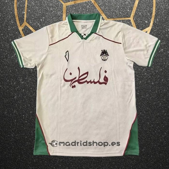 Tailandia Camiseta Palestina Special 25-26 Blanco Verde