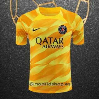 Camiseta Paris Saint-Germain Portero 23-24 Amarillo