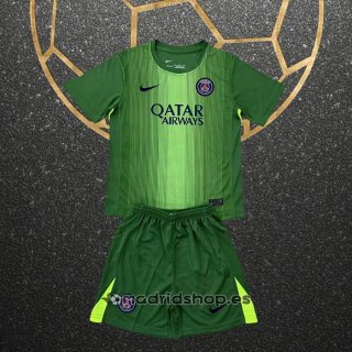 Camiseta Paris Saint-Germain Portero Nino 25-26 Verde