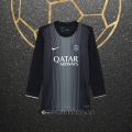 Camiseta Paris Saint-Germain Portero Primera Manga Larga 25-26 Negro